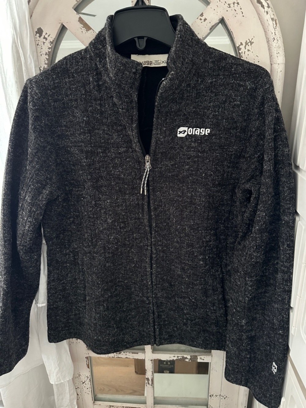 Orage Women's Charcoal Gray Ski Jacket - Full Zip